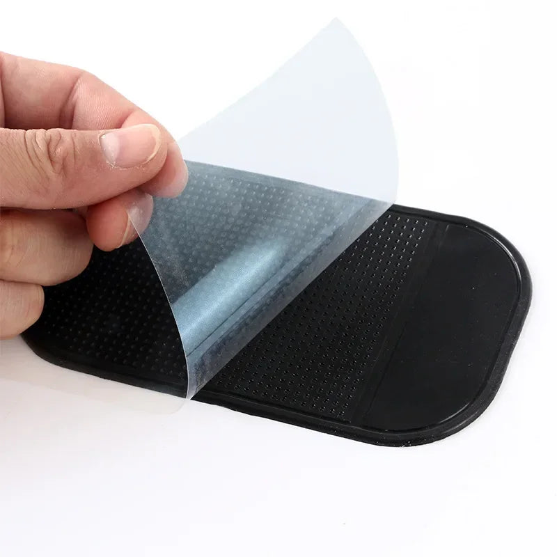 2-Pack Car Dashboard Anti-Slip Silicone Sticky Pads Universal Reusable Phone Mat