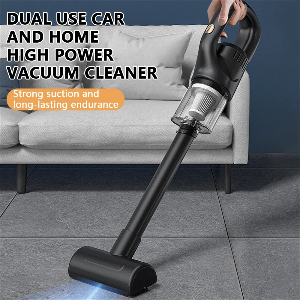 Cordless Handheld Vacuum Cleaner 50000Pa Rechargeable Mini Car & Home Pet Vacuum, Portable Bagless 120W