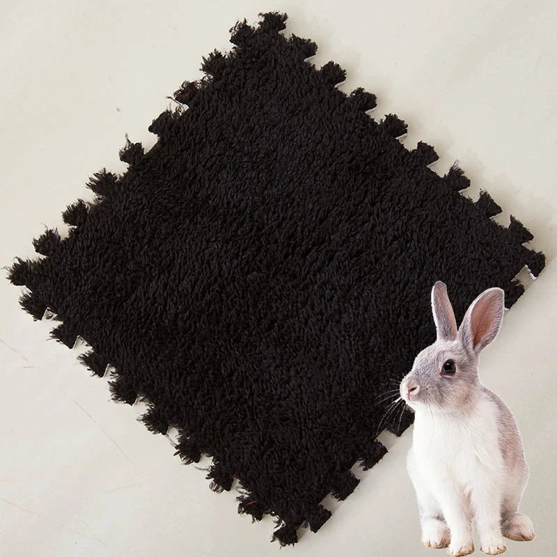 30 x 30 cm (11.8 x 11.8 in) EVA Foam Pet Warming Pad — Soft Fleece Sleeping Mat for Guinea Pigs, Hamsters, Rabbits (1–10 pcs)