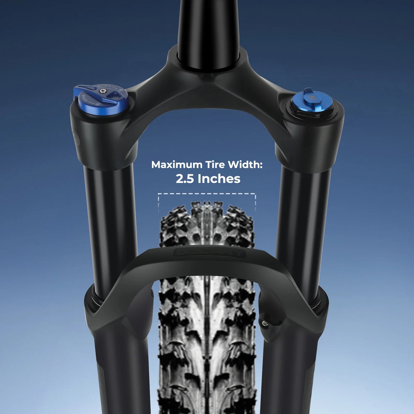 27.5/29-inch Boost Mountain Bike Suspension Fork - 34mm (1.34in) Tapered Stanchion, 120/140mm (4.7/5.5in) Travel, 15x100/110mm Thru-Axle, Adjustable Rebound and Lockout