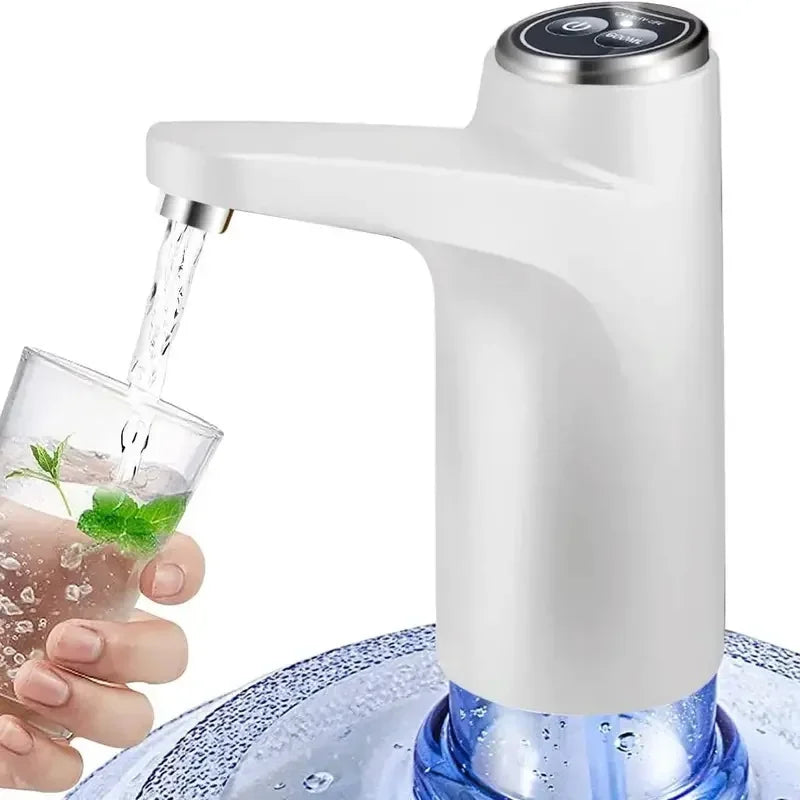 Portable 5-Gallon (≈19 L) Electric Water Dispenser Pump - USB Rechargeable Automatic Bottle Pump for Home, Office & Outdoor