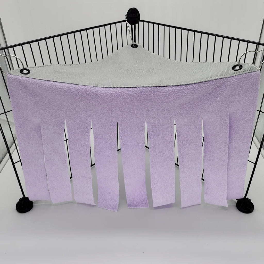 Tassel Pet Tent Hideout Hanging Bed for Small Pets — Guinea Pig Hamster Hedgehog Corner Hammock Nest
