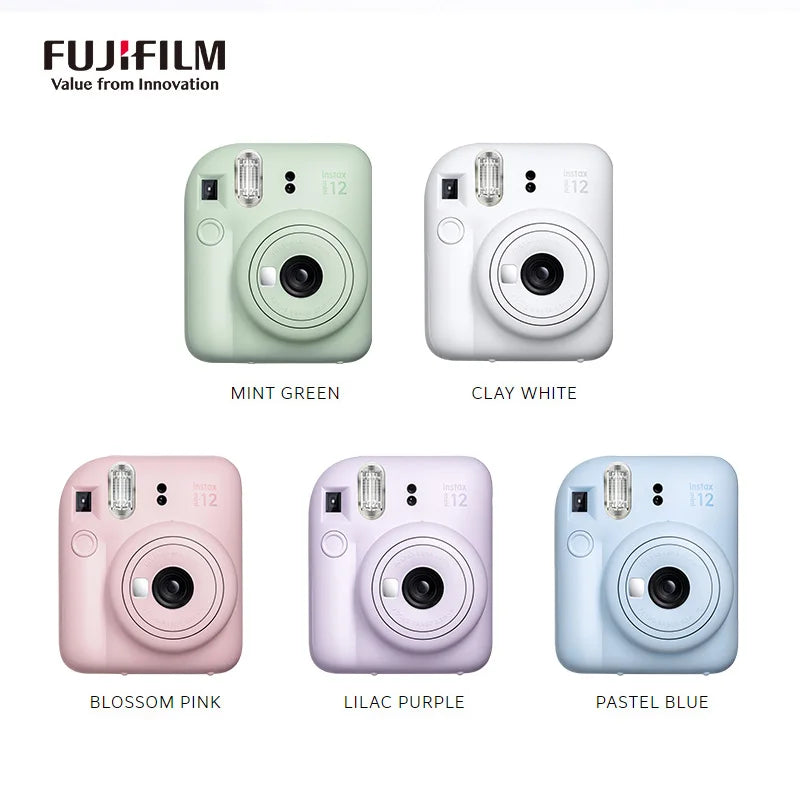 Instant Mini Film Camera with 20-Sheet Film, Shoulder Strap & Carry Bag - Instant Print Camera Gift Set