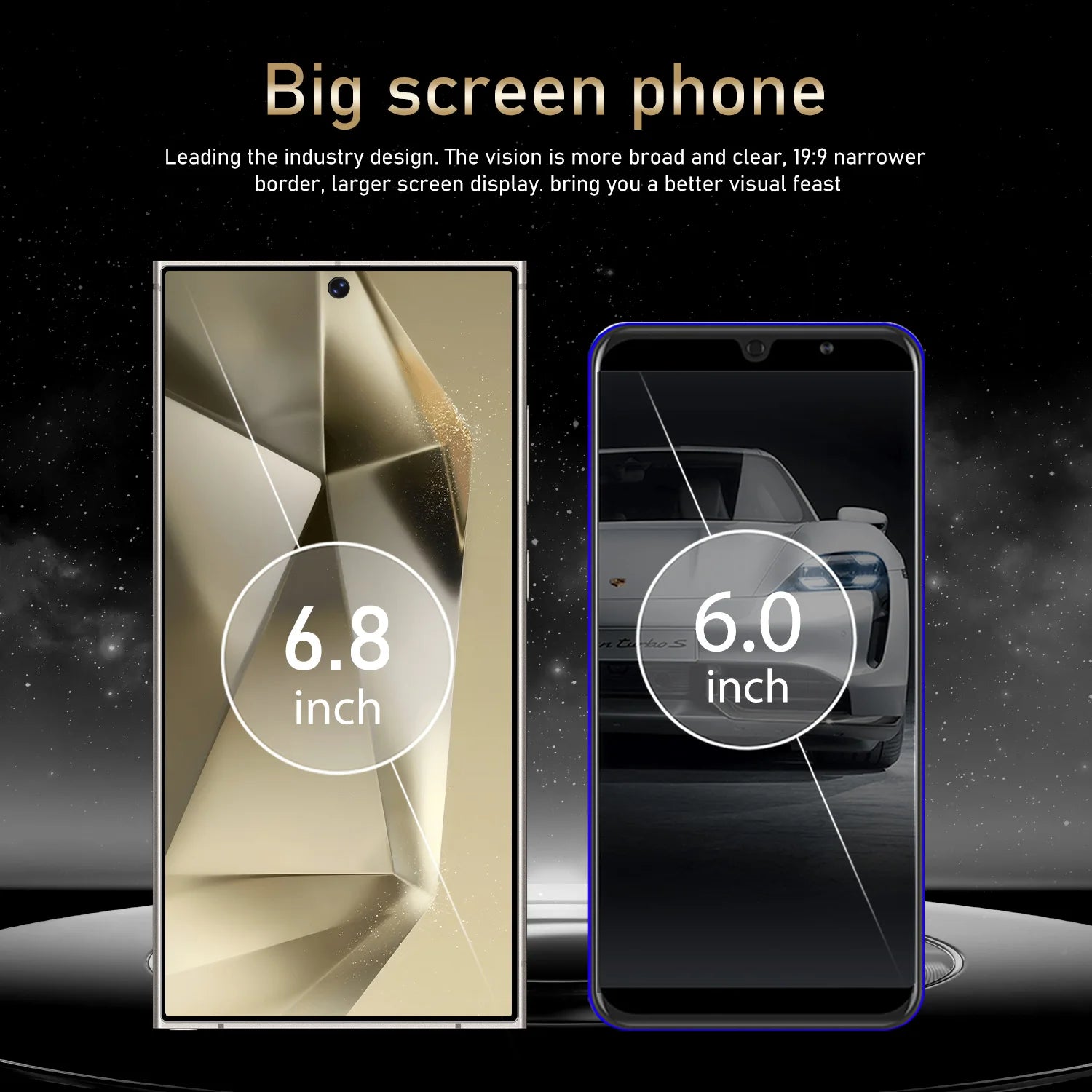 Android Smartphone 6.8-inch (17.3 cm) AMOLED, 8GB RAM, 256GB/512GB/1TB ROM, Dual SIM, 24MP Front & 48MP Rear, 5500mAh, Google Play