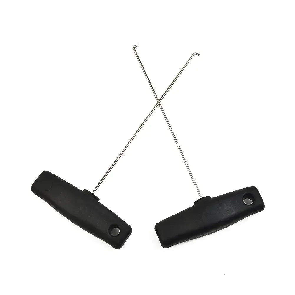 2-Pack Speedometer Pull-Out Hook Extractor Tool — Instrument Cluster Removal Hooks (Stainless Steel)