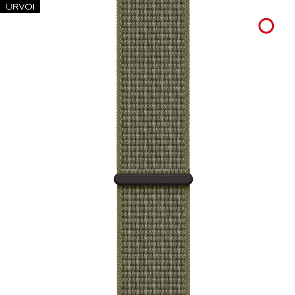 Nylon Sport Loop Band for Apple Watch — Breathable Hook & Loop Fastener — Fits 42/44/45/46/49mm