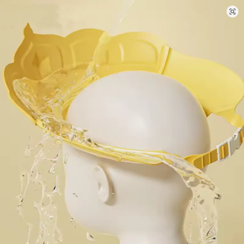 Adjustable Baby Shower Cap – Infant & Toddler Shampoo Shield with Ear Protection