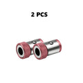 Magnetic Screwdriver Bit Ring – 1-Pack for 1/4 in (6.35 mm) Shank | Aluminum Magnetizer, 1 in (25 mm) Length, 0.59 in (15 mm) OD
