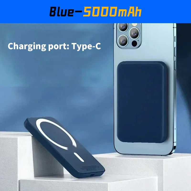 20000mAh Magnetic MagSafe-Compatible Wireless Power Bank 22.5W PD Fast Charger for iOS & Android