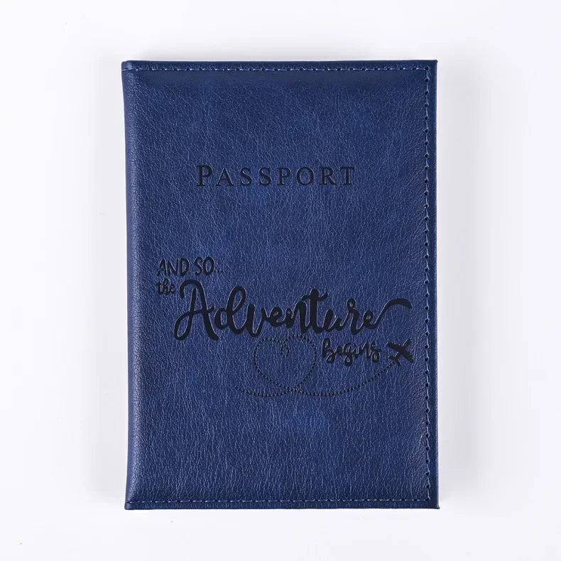 PU Leather Passport Holder Wallet – Travel Passport Cover & Card Case for Women and Men