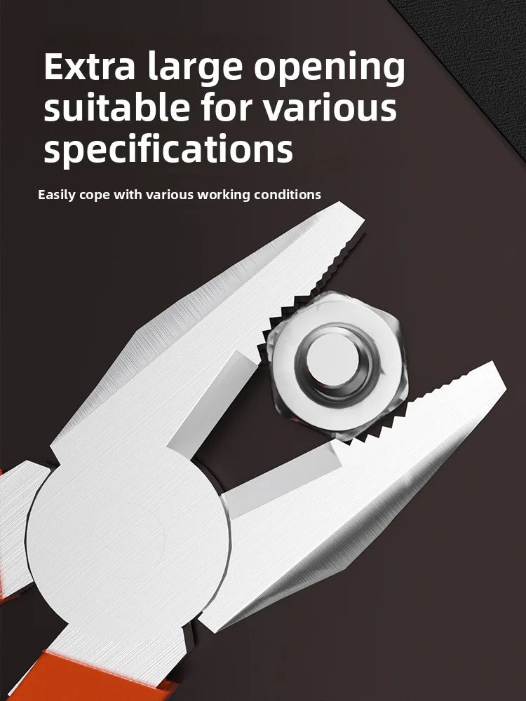 Multifunction Electrical Wire Pliers – Heavy-Duty Cr‑V Cutters & Strippers for Gripping, Twisting & Crimping | 3 Sizes (16.3–17 cm / 6.4–6.7 in)