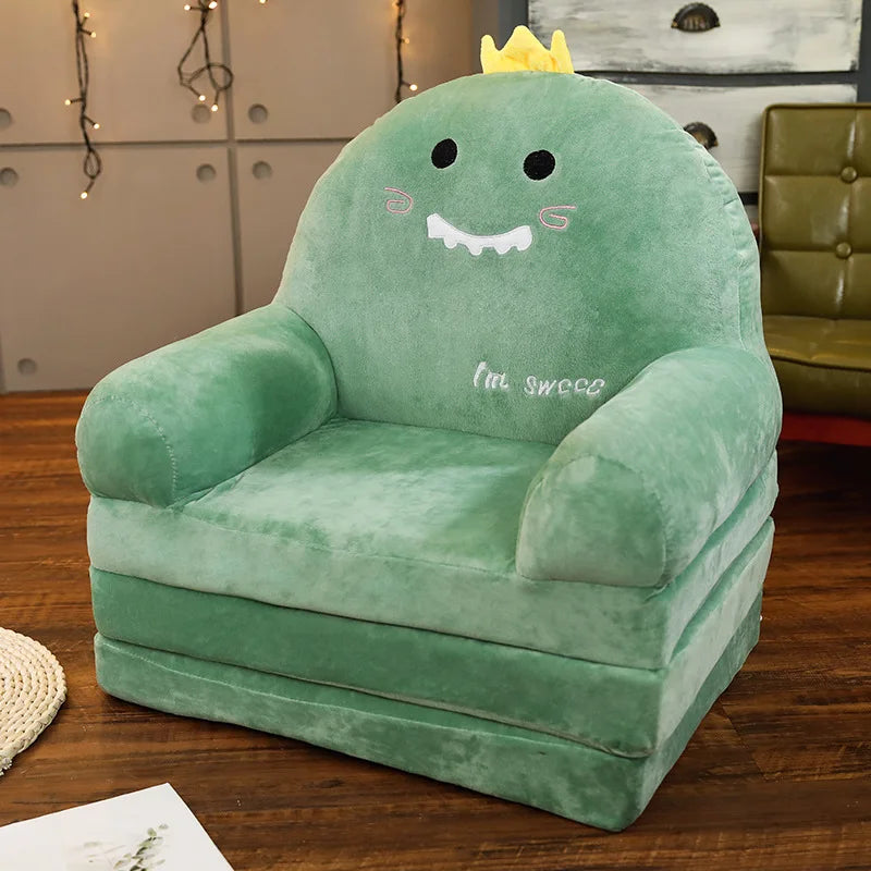 Children's Cartoon Folding Sofa Bed – Princess Toddler Convertible Chair