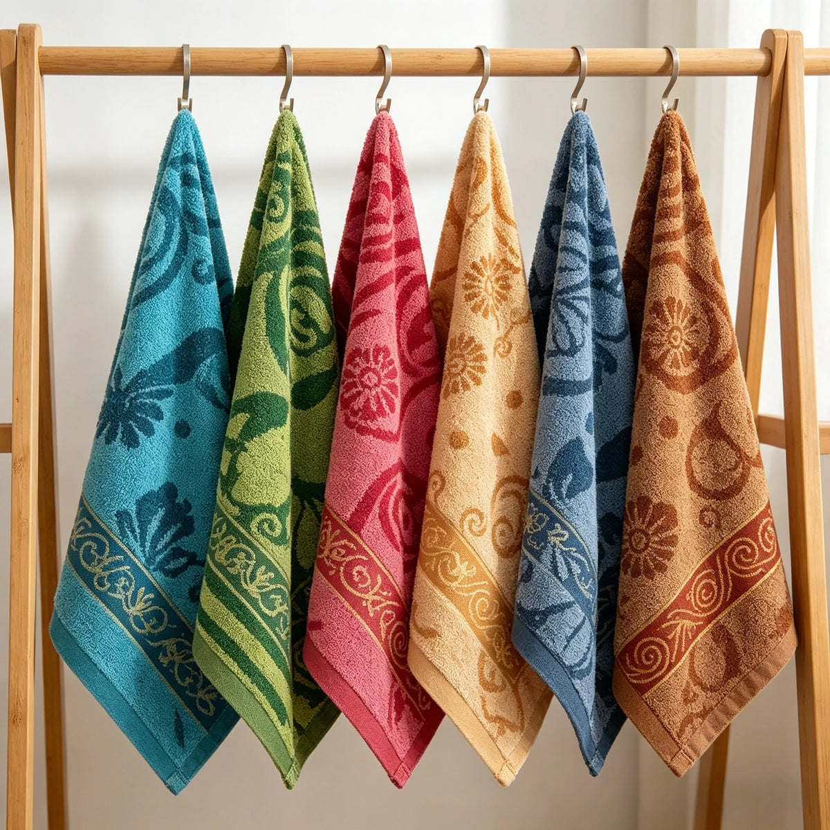 Quick Dry Ultra Soft Bath Towel Set - High Absorbency Combed Cotton Blend
