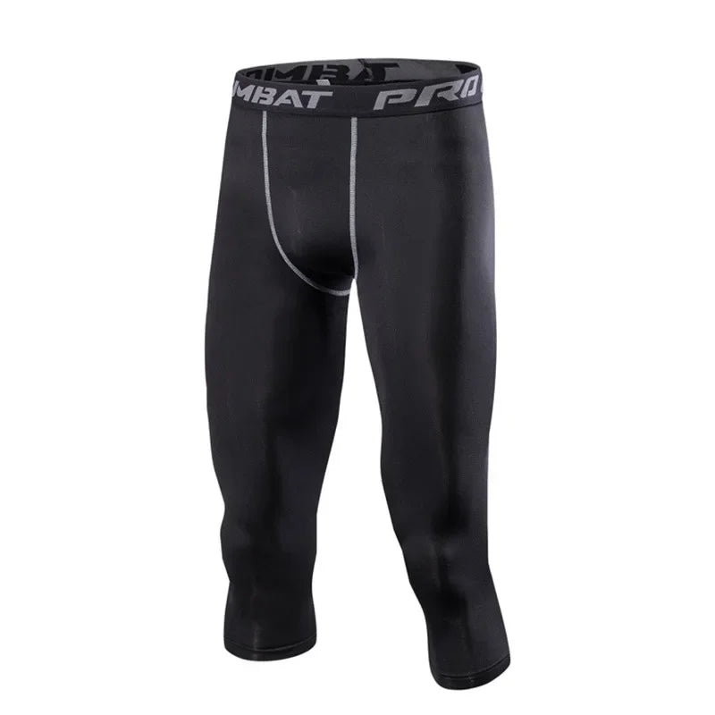 Men's All-Season Knit Polyester Calf-Length Sweatpants – Sporty Joggers