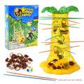 Tumbling Monkeys Family Tabletop Game - Roll & Rescue Climbing Monkeys, 2-4 Players, 30 Monkeys & Colored Sticks