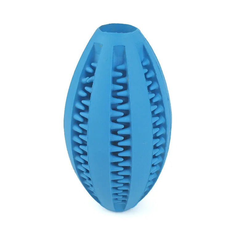 Natural Rubber Dog Chew Toy — Durable Treat-Dispensing Teeth-Cleaning Interactive Ball (9cm/3.5in & 11cm/4.3in)