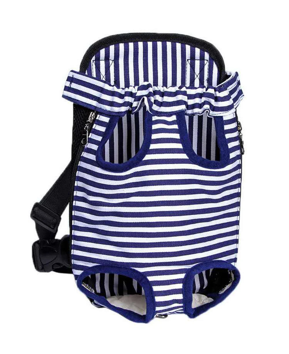 Adjustable Double-Shoulder Pet Carrier Backpack – Breathable Cat & Small Dog Travel Bag, Hands-Free Hiking Carrier