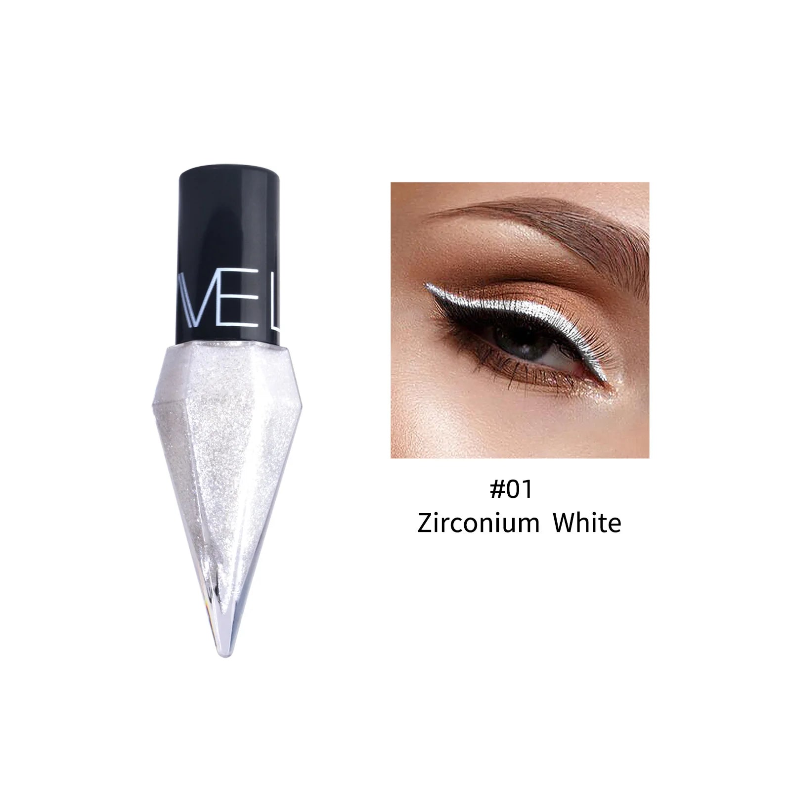Sparkling Pearlescent Liquid Eyeliner – Quick-Dry Waterproof Smudge-Proof