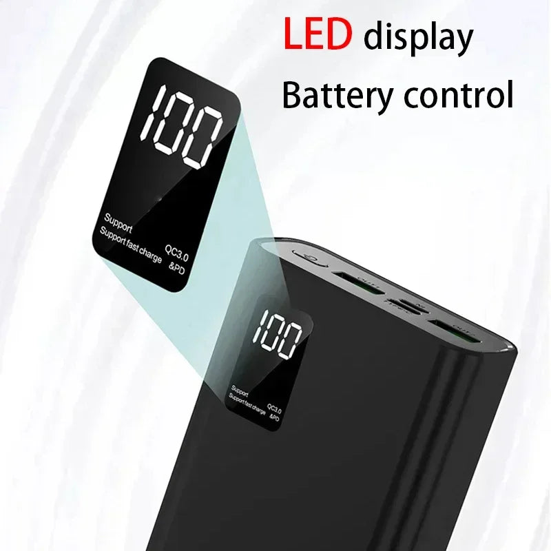 120W 200000mAh Power Bank Portable Fast Charging Battery Pack with LED Digital Display USB-C 2-Way Quick Charge