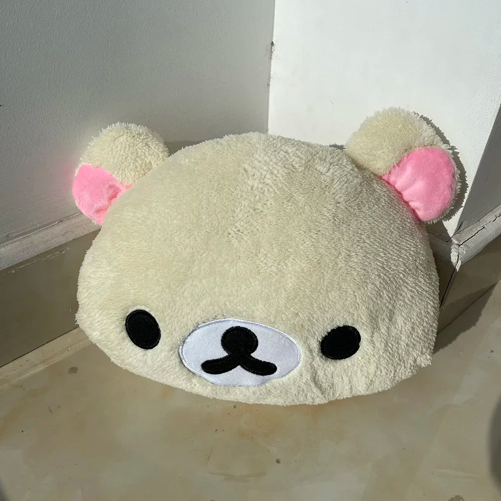 Rilakkuma Plush Hand Pillow Soft Cartoon Bear Warm Cushion Stuffed Toy Gift