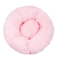 Round Plush Pet Bed 40–100cm (15.7–39.4 in) — Super Soft Long Plush Dog & Cat Bed, Winter Warm Nest