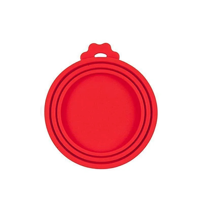 3-in-1 Silicone Pet Can Lid – Reusable Airtight Seal for Dog & Cat Cans, Fits 65/75/85mm (2.6" / 3.0" / 3.3")