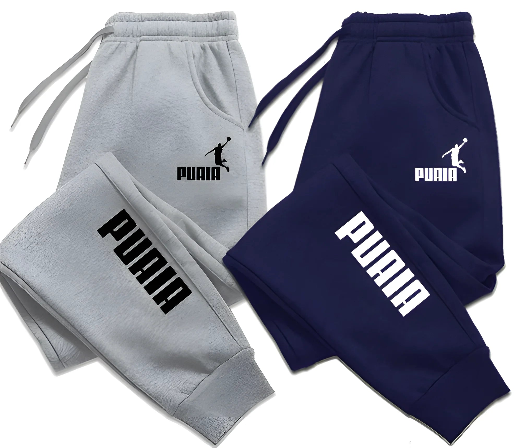 Men's Printed Jogger Pants - Harajuku Streetwear Athletic Sweatpants for Running & Casual Wear