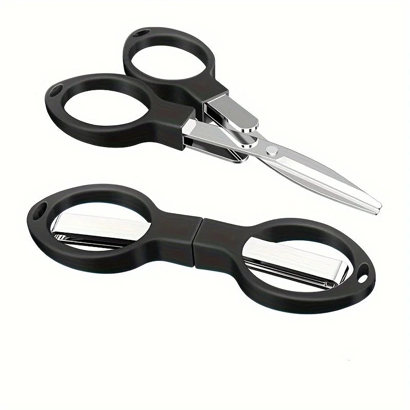 Foldable Stainless Steel Scissors, Retractable Portable Tool for Travel, Outdoor & Daily Use