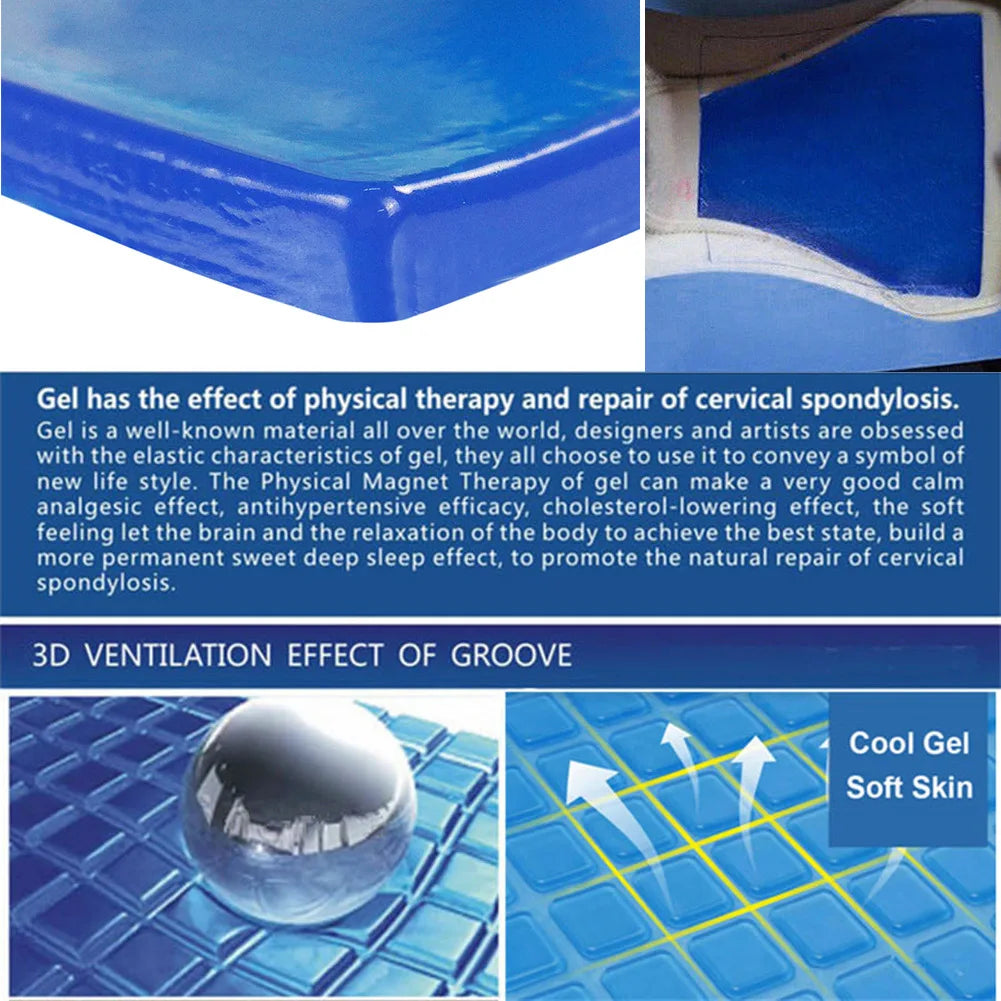 Motorcycle Gel Seat Pad – Shock-Absorbing Soft Cushion for Motorbike & Scooter | Cut-to-Fit (25×22×1 cm / 9.84×8.66×0.39 in; 25×25×1 cm / 9.84×9.84×0.39 in; 25×25×2 cm / 9.84×9.84×0.79 in)