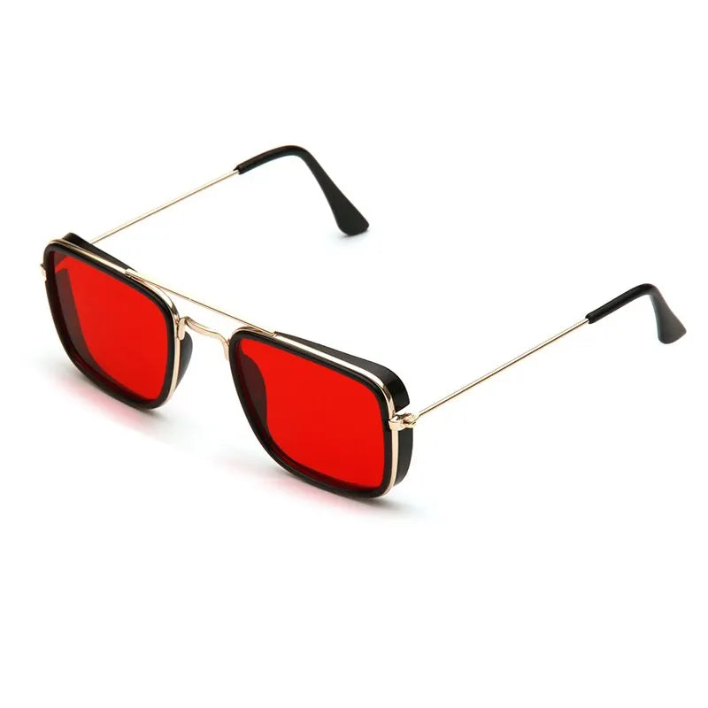 Retro Small Square Metal Frame Sunglasses – UV400 Protection, Korean Vintage Style