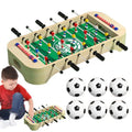 Wooden Tabletop Foosball Game for Kids — Portable Desktop Soccer Board (20.15 x 9.76 x 4.57 in / 51.2 x 24.8 x 11.6 cm)