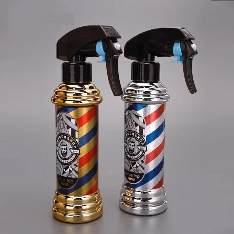 300ml Retro Mist Spray Bottle - Refillable Hairdressing Mister for Barber Salon & Home