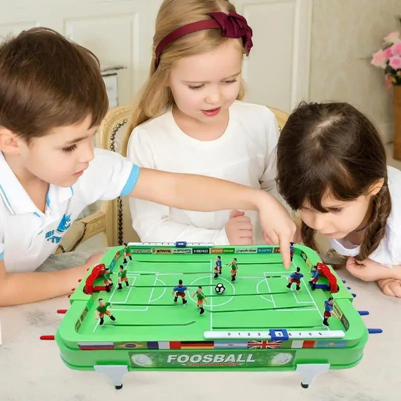 Tabletop Football Game 22 x 11 x 4 in (56 x 29 x 10 cm), Compact Desktop Soccer Table for Kids & Adults, Family Party Game