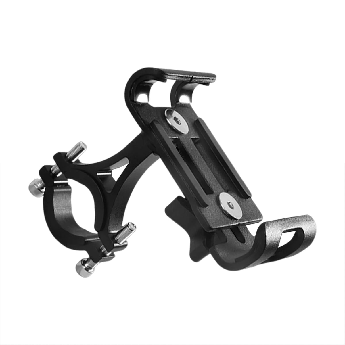 360 Degree Rotating Alloy Bike & Motorcycle Phone Mount Universal Handlebar Holder for Commuters