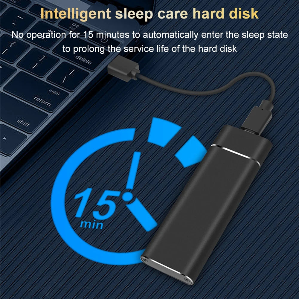 M.2 SSD Enclosure USB 3.1 Type-C - NVMe & SATA Dual-Protocol (2230/2242/2260/2280) 10Gbps External M.2 to USB-C Adapter