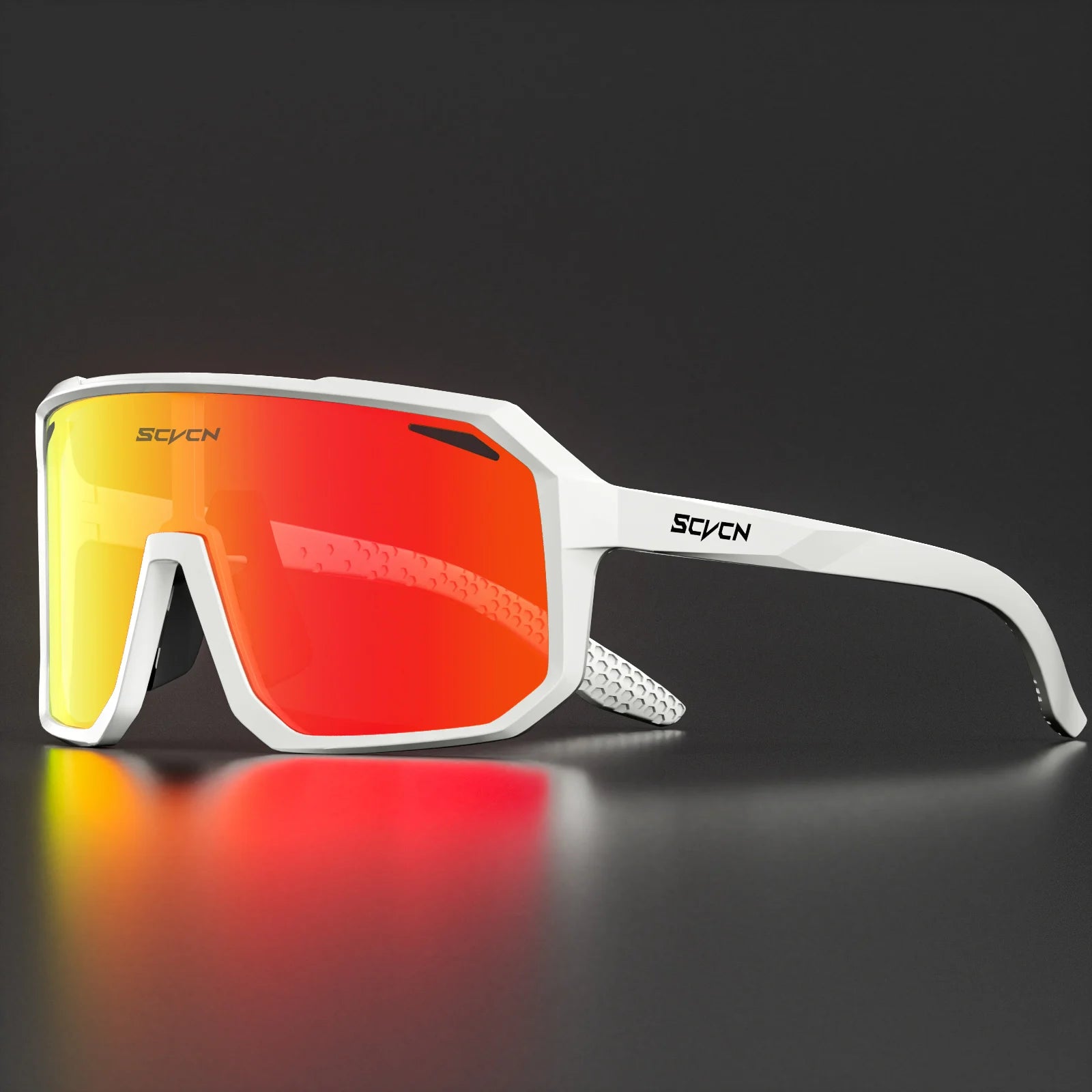 Unisex UV400 Cycling Sunglasses Polycarbonate Sports Glasses for MTB & Road Bike