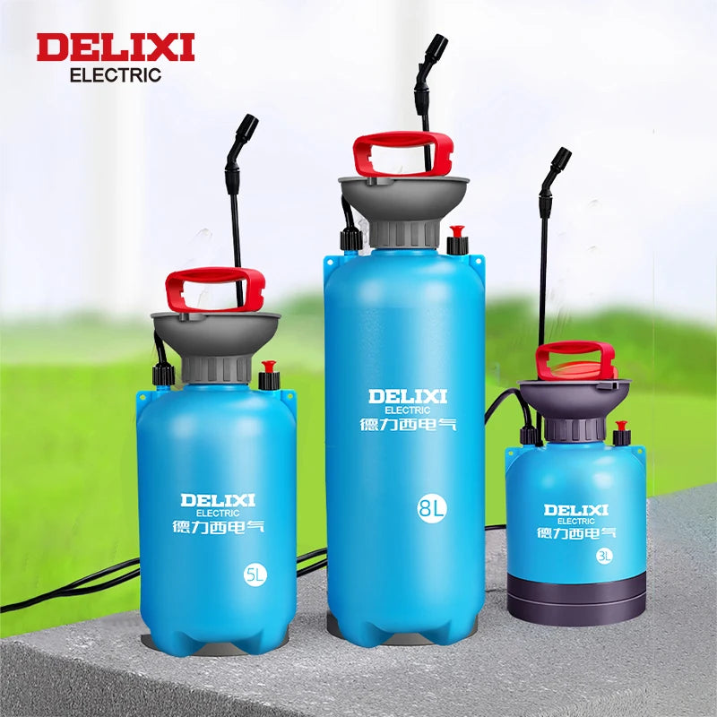 Hand Pump Garden Pressure Sprayer - Multi-Purpose Lawn & Garden, 3/5/8L (0.79/1.32/2.11 US gal)