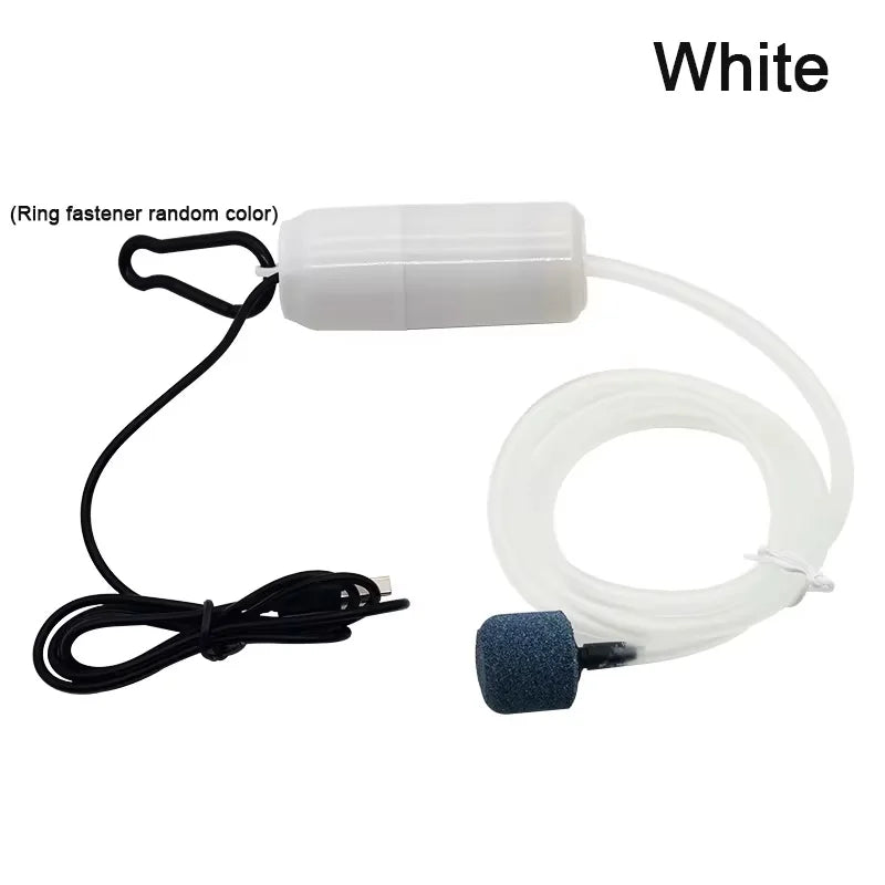Portable USB Aquarium Air Pump 5V Mini Oxygenator Fish Tank Aerator