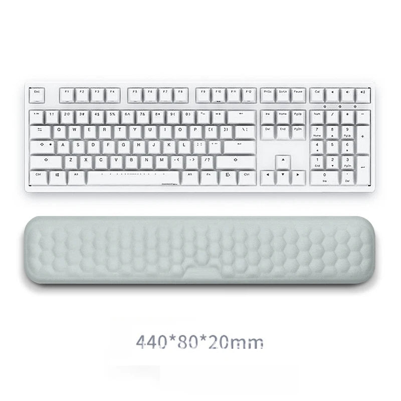 2-Piece Memory Foam Wrist Rest Set — Ergonomic Keyboard & Mouse Support with Non-Slip Base for Laptop & Desktop