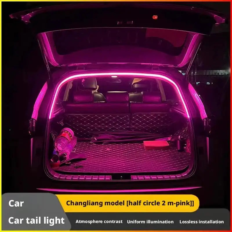 Sensor Trunk LED Light Strip – Motion-Activated Rear Trunk Atmosphere Lamp, Bendable Auto Interior LED Bar