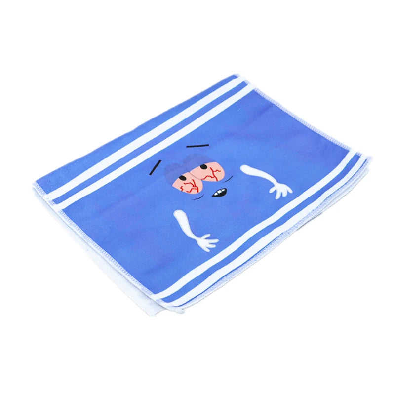 Kids Cartoon Quick-Dry Face & Bath Towel - Double-Sided Velvet Soft Absorbent
