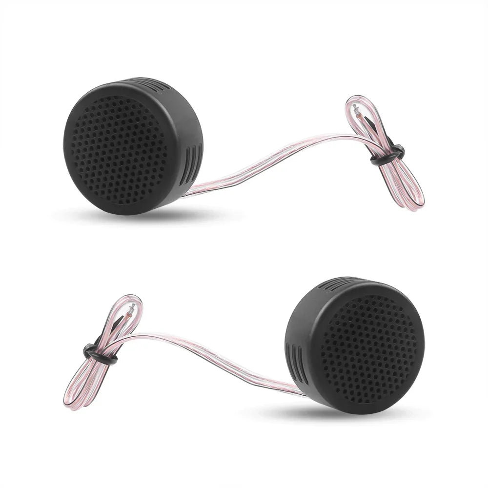 2-Pack 500W Car Tweeter Speakers High-Efficiency Dome Tweeters for Car Audio Systems