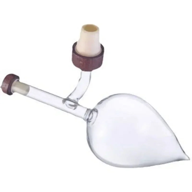 Round Peach-Shaped Glass Red Wine Aerator Pourer - Portable Bottle Spout Quick Decanter