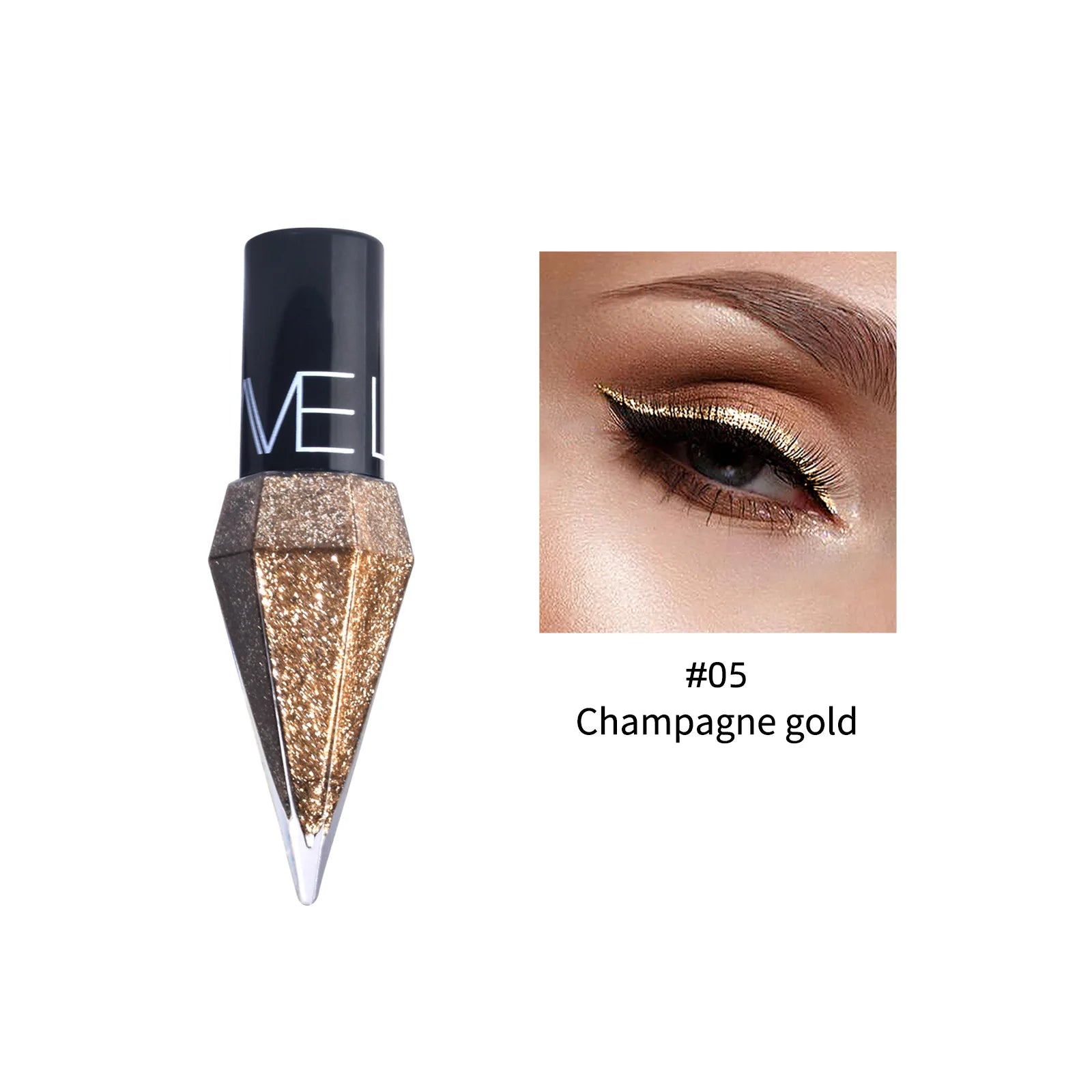 Sparkling Pearlescent Liquid Eyeliner – Quick-Dry Waterproof Smudge-Proof
