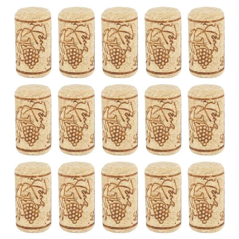 50/100 Pack Natural Cork Wine Bottle Stoppers – Reusable Sealing Corks for Wine Bottles, Bar & Kitchen Accessories