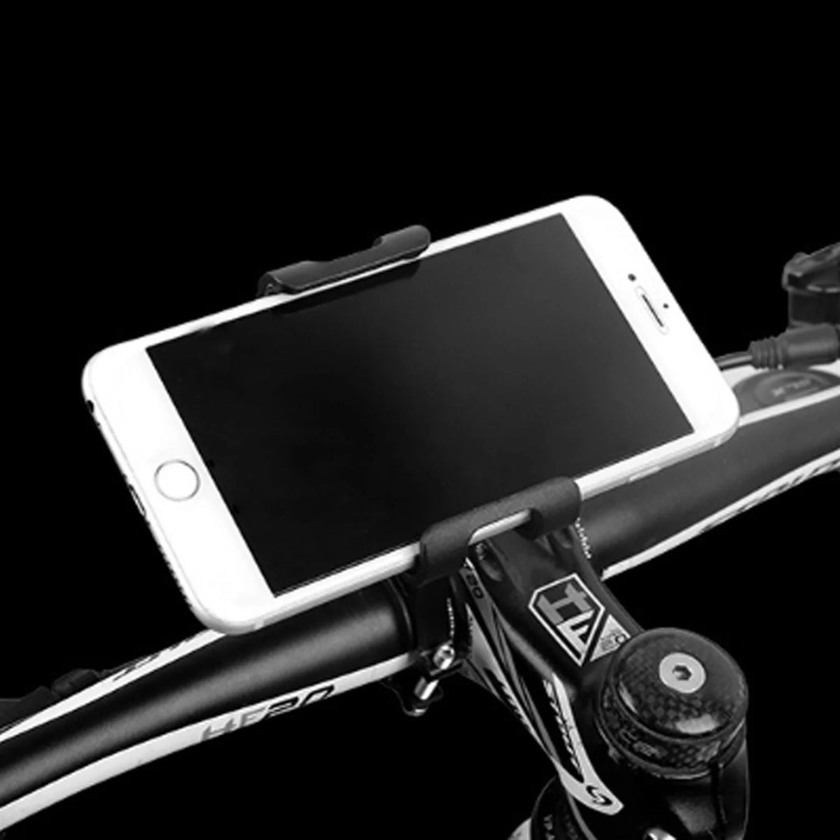 360 Degree Rotating Alloy Bike & Motorcycle Phone Mount Universal Handlebar Holder for Commuters