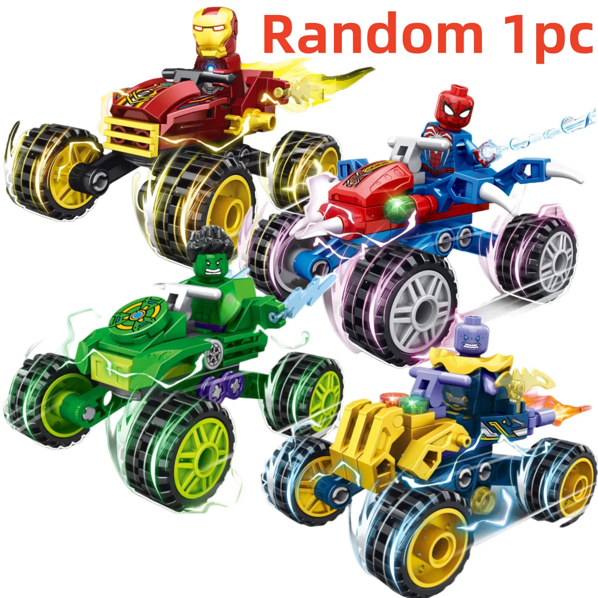 Blind Box Mini Building Block Figures - Spider-Man, Iron Man, Venom, Goblin, Deadpool & More - Collectible Surprise Gift