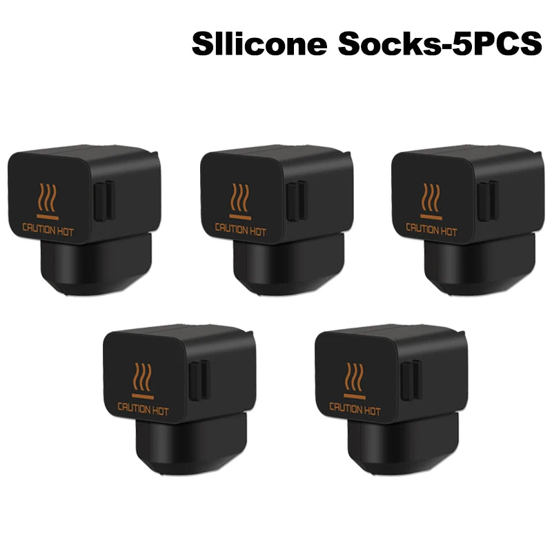 3D Printer Hotend Kit with 0.2, 0.4, 0.6, 0.8mm Nozzles and Silicone Brush — Assembly Replacement Parts