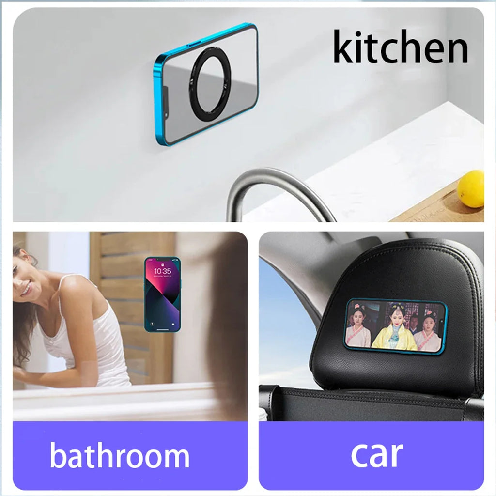Universal Strong Magnetic MagSafe-Compatible Phone & Tablet Stand Car, Wall & Ring Holder