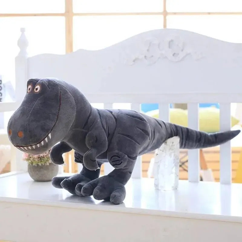 1pc 40cm (15.7in) Cartoon Dinosaur Plush Toy - Cute Tyrannosaurus Stuffed Doll for Kids Birthday Gift